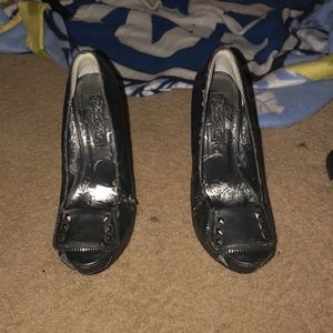 Iron Fist skull stilettos